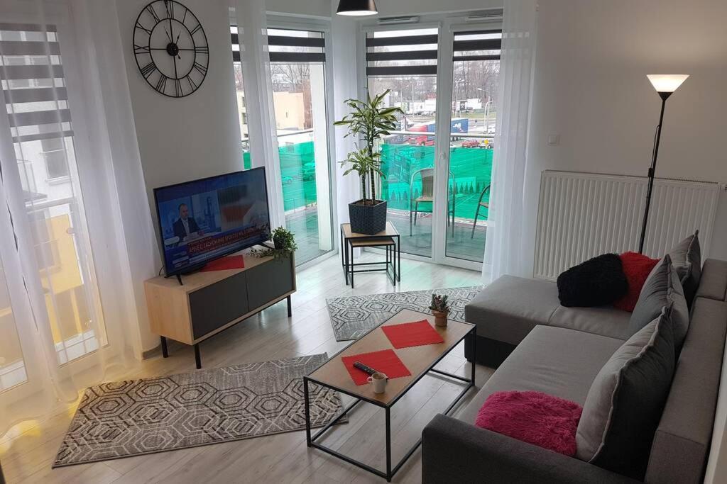 Komfortowy Nowoczesny Apartament Kustronia Z Garazem Balkonem Wanna Bielsko-Biała Exteriör bild