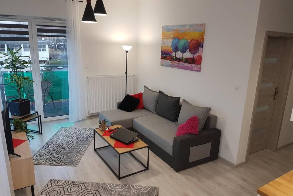 Komfortowy Nowoczesny Apartament Kustronia Z Garazem Balkonem Wanna Bielsko-Biała Exteriör bild